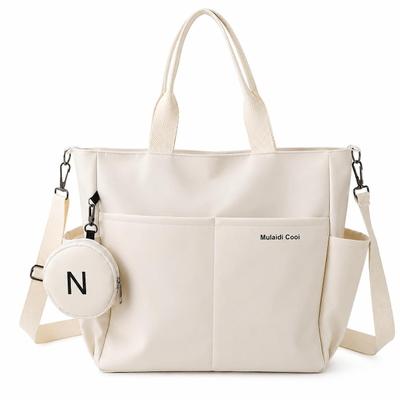 Bolsa Transversal Feminina Nylon Impermeável Grande Trabalho Cor:Khaki