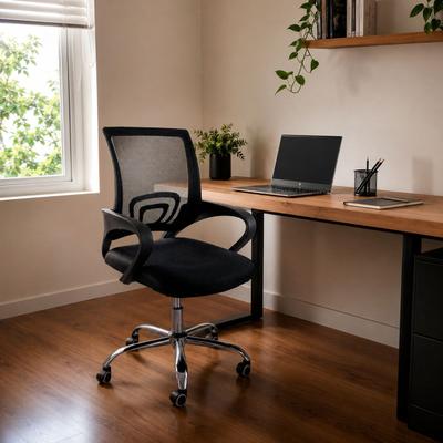 Cadeira de Escritório Oficial Begônia Ergonômica Tela Mesh Giratória Home Office com Ajuste Altura