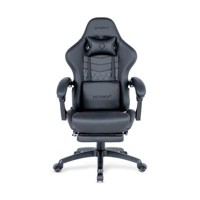 Cadeira Gamer Husky Tempest 700, Até 145kg, Almofadas, Reclinável 150º, PU, Descanso para Pés, Preta - HCG700PT