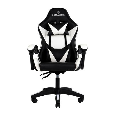 Cadeira Gamer Preto e Branco Healer Lancer Reclinável Giratória