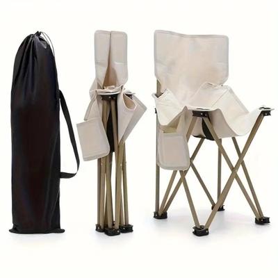 Cadeira praia camping bolso lateral 70cm bolsa transporte