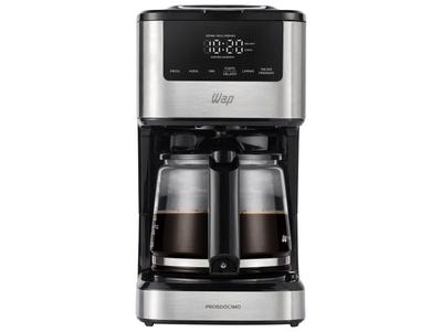 Cafeteira Elétrica Wap Aroma WCD1500 38 Xícaras Preto e Cinza FW010085