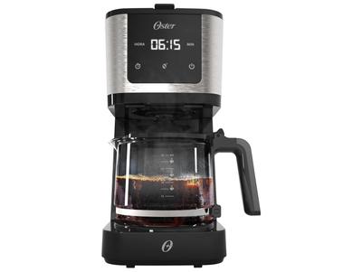 Cafeteira Oster OCAF550 com Timer até 30 Cafés Inox e Preta