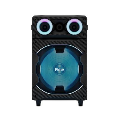Caixa de Som Amplificada PCX7300 Bluetooth Potente USB e Bateria Recarregável