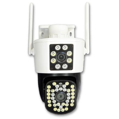 Câmera Externa  Lente Dupla Segurança  Ip Infravermelho Wifi Hd
