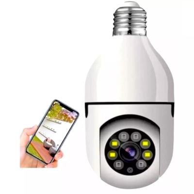 Câmera Segurança Lâmpada WiFi 1080p Full HD 360 Visão Noturna Monitoramento App Celular