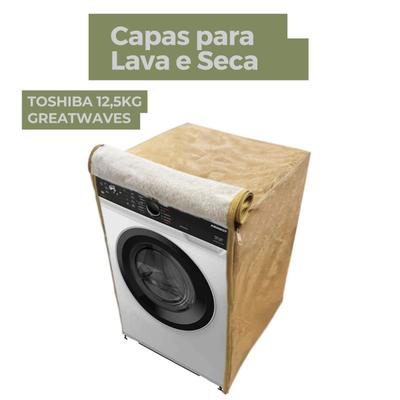 Capa para lava e seca toshiba 11kg greatwaves impermeável flex