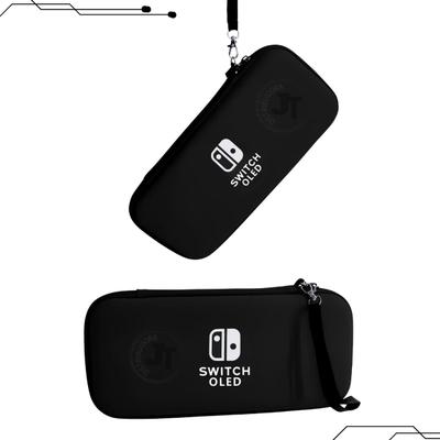 Case Dura P/ Switch OLED Estojo Bolsa Capa Protetora Console Compatível Videogame Nintendo Capinha