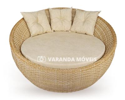 Chaise, Area Externa, 160, cadeira grande, fibra Palha Cadeira Redonda Para Varanda Jardim Área Externa