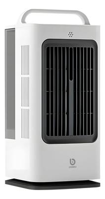 Climatizador de Ar Portátil Branco com Controle Remoto 35W 1.7 Litros Umidificador Purificador 3 Velocidades 127 V Ventila Climatização a Frio