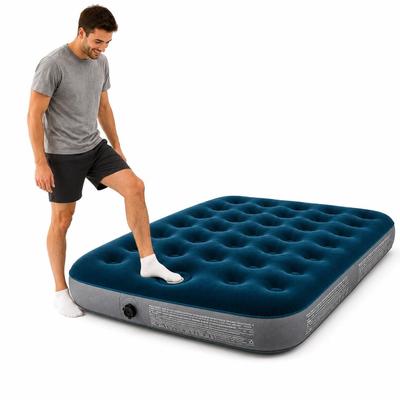 Colchão Inflável Casal Avenli Aveludado 191x137x22cm com Bomba Embutida até 200kg