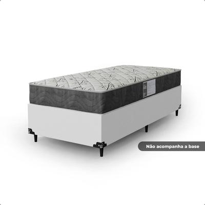 Colchão Solteiro D33 One Face - 17x88x188cm - Suede Cinza