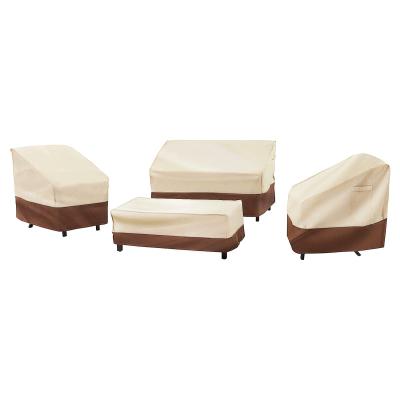 Conjunto de Capas para Móveis de Jardim Loriano 4 Peças Impermeável 600D