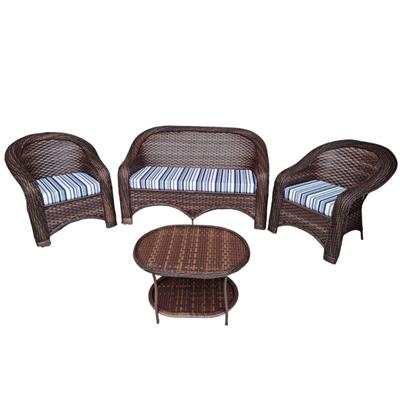 Conjunto de Sofá de Varanda Jardim Área de Lazer