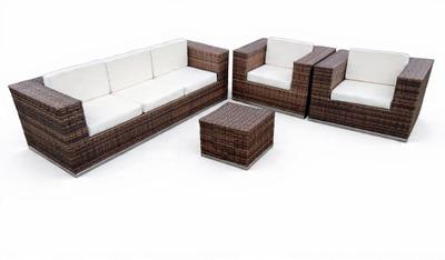 Conjunto sofa quadrado 5 lugares Area Externa Interna