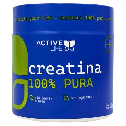 Creatina em Pó 100% Pura Active Life 100g