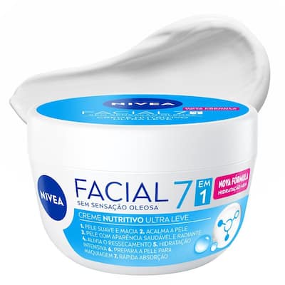 Creme Facial Nutritivo Ultraleve Nivea 7 em 1 100g