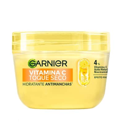 Creme Hidratante Facial Garnier Antimanchas Vitamina C Toque Seco 85g