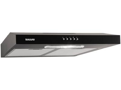 Depurador E Exaustor De Ar Suggar Slim 60cm 3 Velocidades Preto