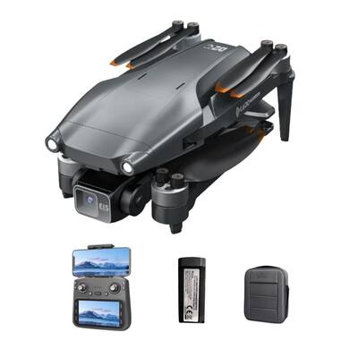 Drone L600-1 PRO OAS, Com Tela  Câmera Dupla,GPS, Motor Brushless 1 Bateria