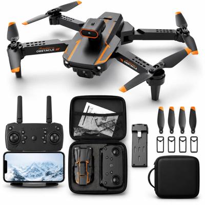 Drone Profissional S91 5G Câmera Dupla Sensor Anticolisão Retorno Automático Transmissão Ao Vivo FPV Dobrável com Controle Remoto