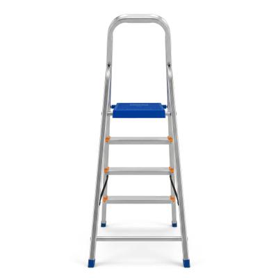 Escada de Alumínio Doméstica 4 Degraus Bumper