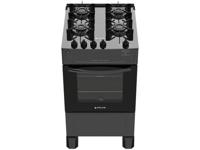 Fogão 4 Bocas Com Mesa de Vidro Atlas Mônaco Top Glass Bivolt