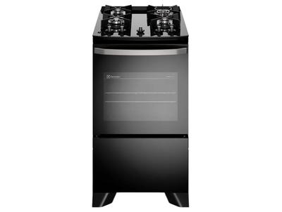 Fogão 4 bocas Electrolux Preto Efficient Mesa Vidro, Tripla Chama e PerfectCook (FE4GB)