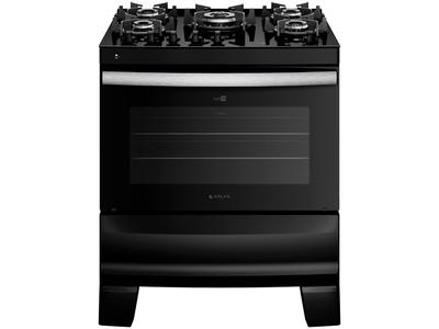 Fogão 5 Bocas Com Mesa de Vidro Atlas Agile Up Glass Luz De Forno Bivolt