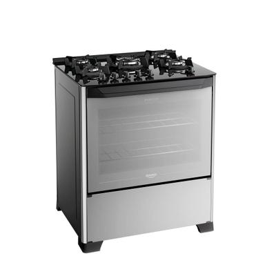 Fogão 5 Bocas Mesa de Vidro Dako Magister Style Bivolt