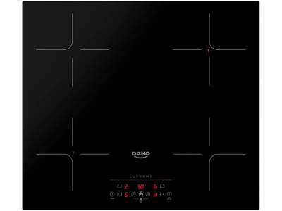 Fogão Cooktop 4 Bocas de Indução Dako Supreme Preto 220v