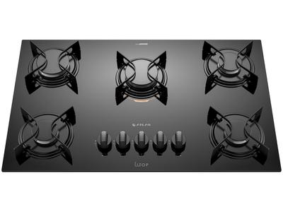 Fogão Cooktop Atlas U Top Superautomático Vidro Temperado - 5 Bocas