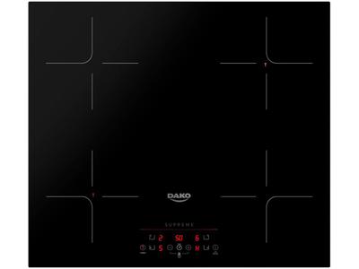 Fogão Cooktop De Indução 4 Bocas Dako Supreme Preto 220v