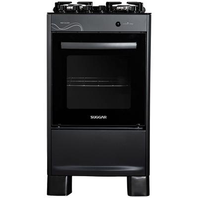 Fogão De Piso 4 Bocas Mesa Vidro Neo Glass Suggar Bivolt