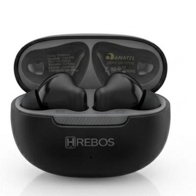Fone de Ouvido Bluetooth 5.4 sem fio Tws Hrebos EB400  Qualidade Premium e Conforto