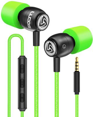 Fones de ouvido com fio LUDOS Clamor com garantia de microfone 5Y - Verde