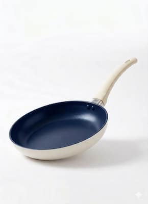 Frigideira para Ovo Antiaderente Cerâmica Sahara Vanilla 14cm - Casambiente