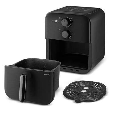 Fritadeira Elétrica Air Fryer Midea 4,0 Litros Quadrada 127V
