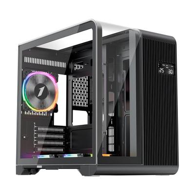 Gabinete Gamer 1STPLAYER RT5, Mid Tower, ATX, Lateral em Vidro Temperado, Preto - RT5-BK
