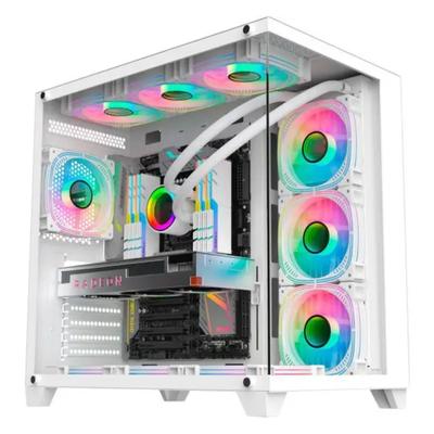 Gabinete Gamer Aquario Ghost Shark Atx K-mex Cgw2j1 - Branco