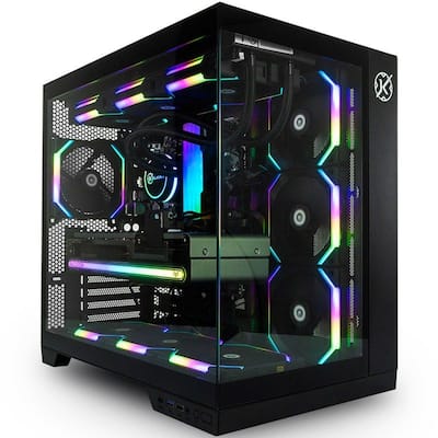 Gabinete Gamer Aquário Kalkan Asgard Preto sem fans