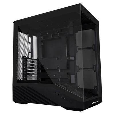 Gabinete Gamer Lian Li Vector V100, Mid-Tower, ATX, Vidro Temperado, ARGB, Sem FANs, Preto - V100X