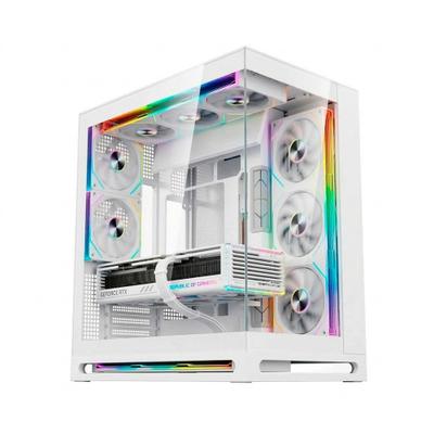 Gabinete Gamer Liketec Cygnus Snow, ATX, Mid Tower, Vidro Temperado, Branco - LT-GB-CYGNUS-SNOW-V1