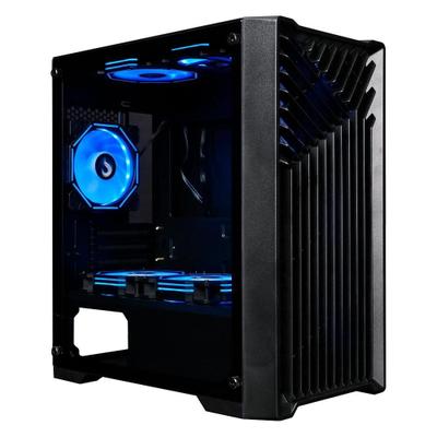 Gabinete Gamer Rise Mode X1, Mid Tower, ATX, Lateral em Vidro Temperado, Sem FANs, Preto - RM-X1-01-FB
