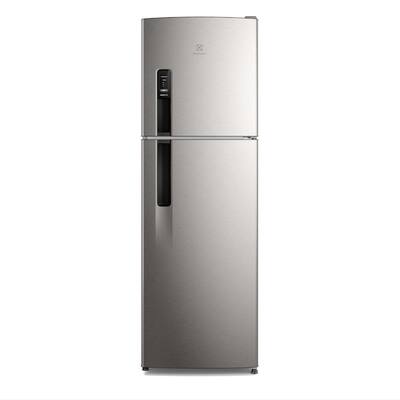 Geladeira Electrolux Frost Free 400L AutoSense Inverter Duplex Inox Look (IF44S)
