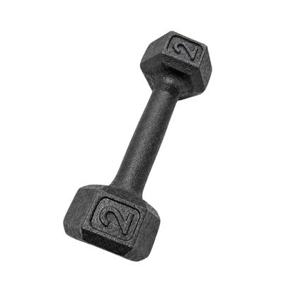 Halter Sextavado 2 kg Unid Pintado Peso de Mão  Musculação Academia Casa