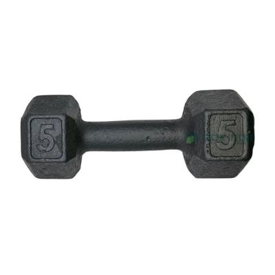 Halter Sextavado de Ferro Fundido Pintado - 5 Kg