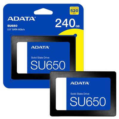 HD SSD Interno Para Pc ou notebook de 240GB SATA 3 SU650 ADATA