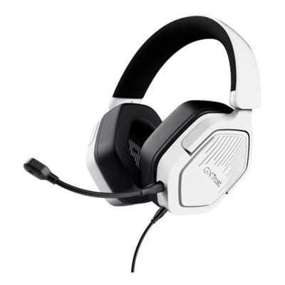 Headset Gamer GXTrust 492W Carus, Multiplataforma P3, Setup White, Branco - 25448
