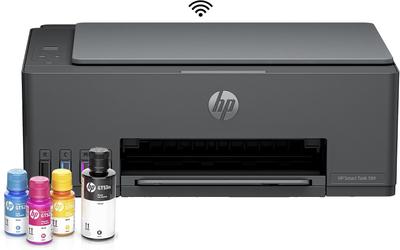 Impressora Multifuncional HP Smart Tank 584 Tinta Colorida Wifi USB Scanner Cinza Bivolt